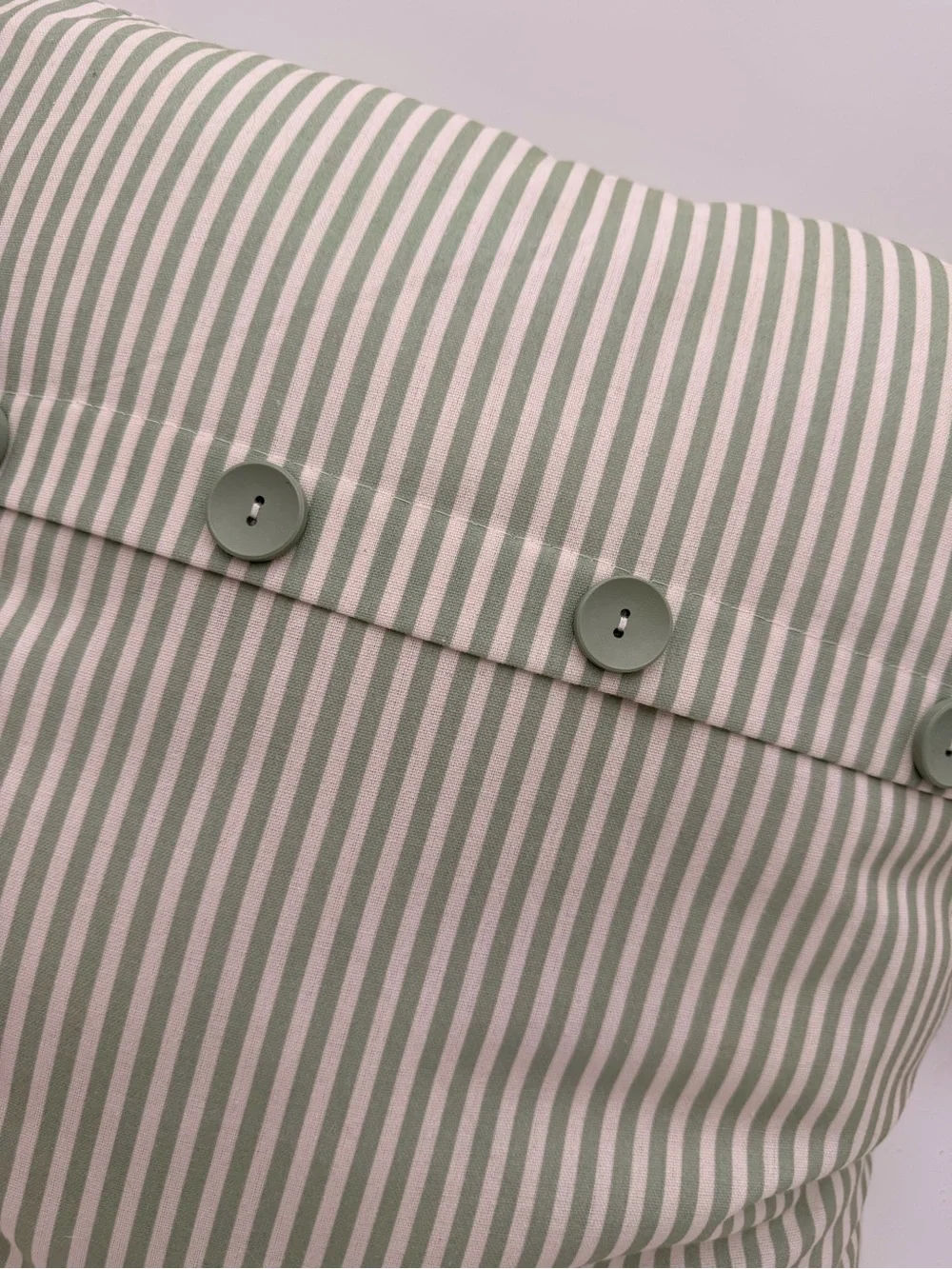 2 Striped Decorative Pillow - Beige and Green - Beige and Tan 18” X 18”